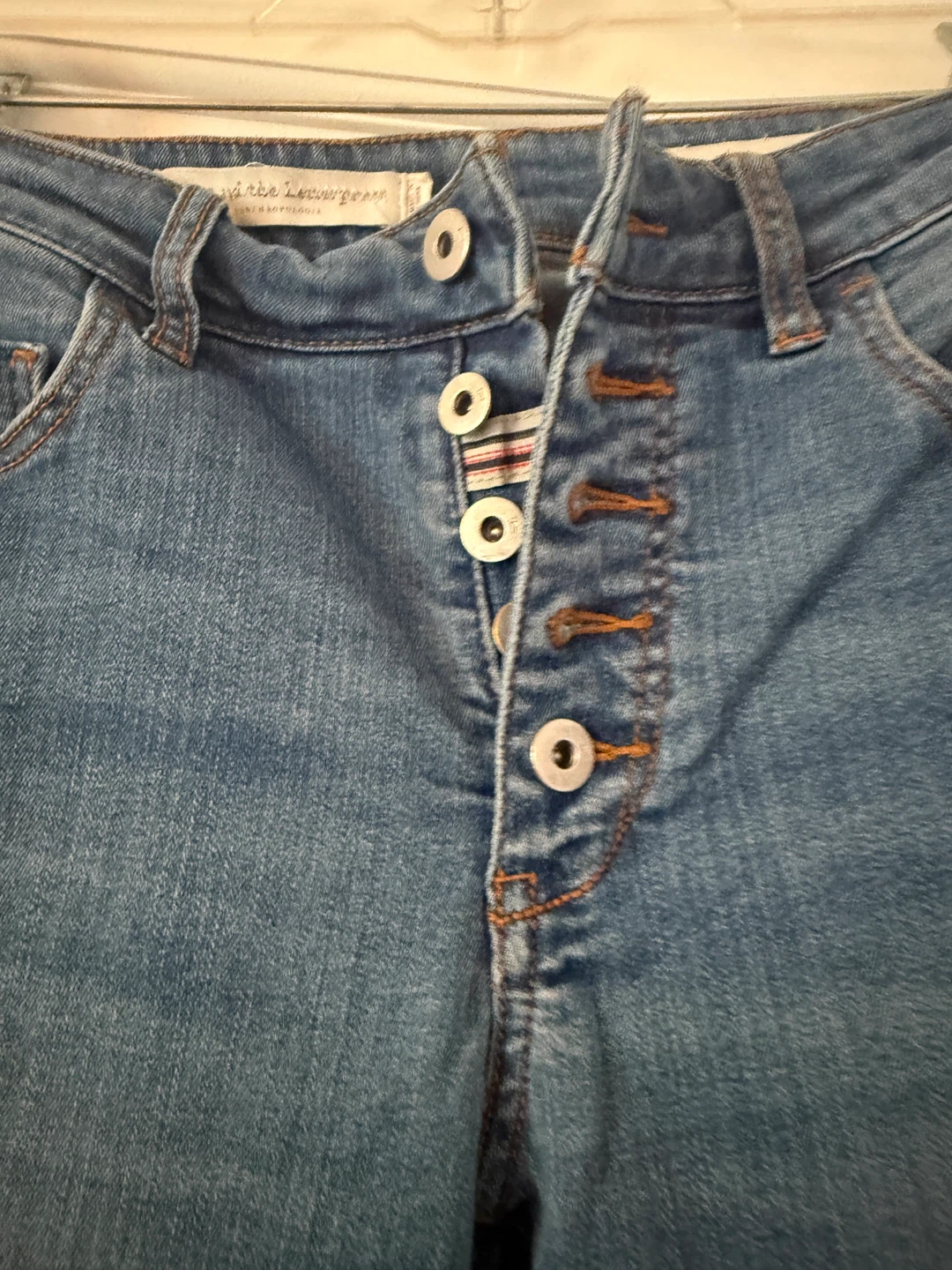 Pilcro & The Letterpress High Rise Flare Jeans Size 27 - photo 2