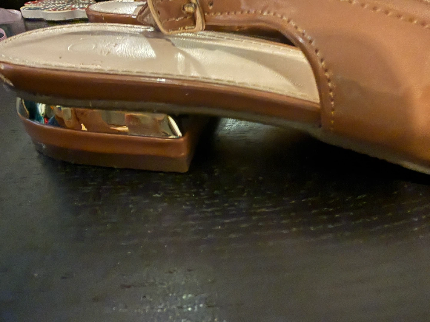 Jones New York Slingback Flats - Size 7.5M - Brown - photo 5