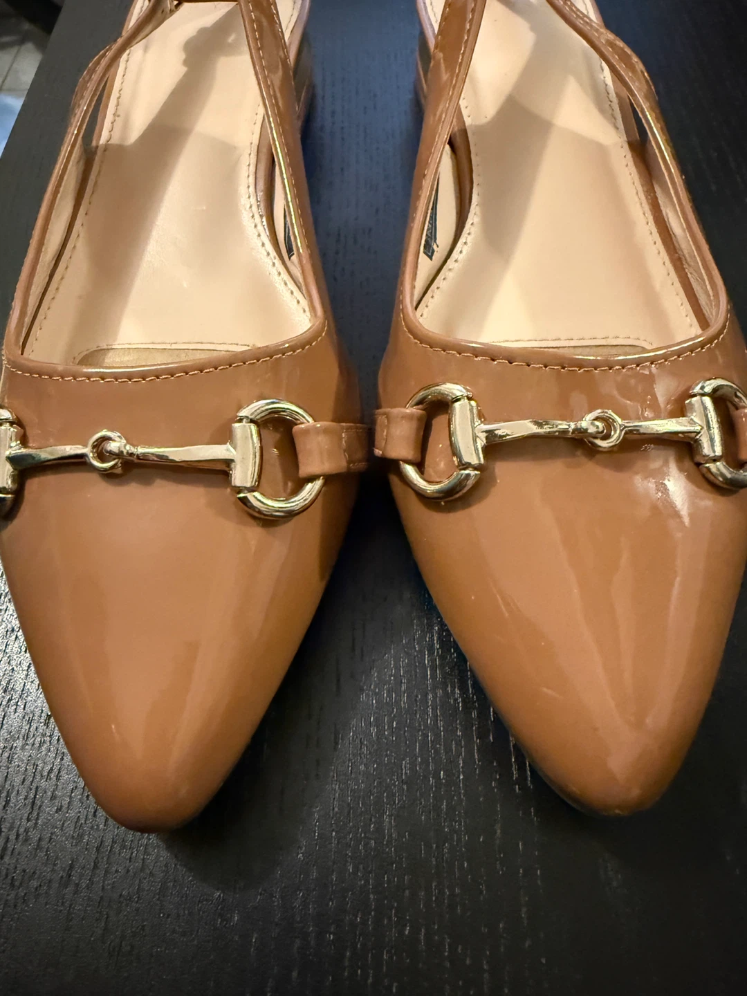 Jones New York Slingback Flats - Size 7.5M - Brown