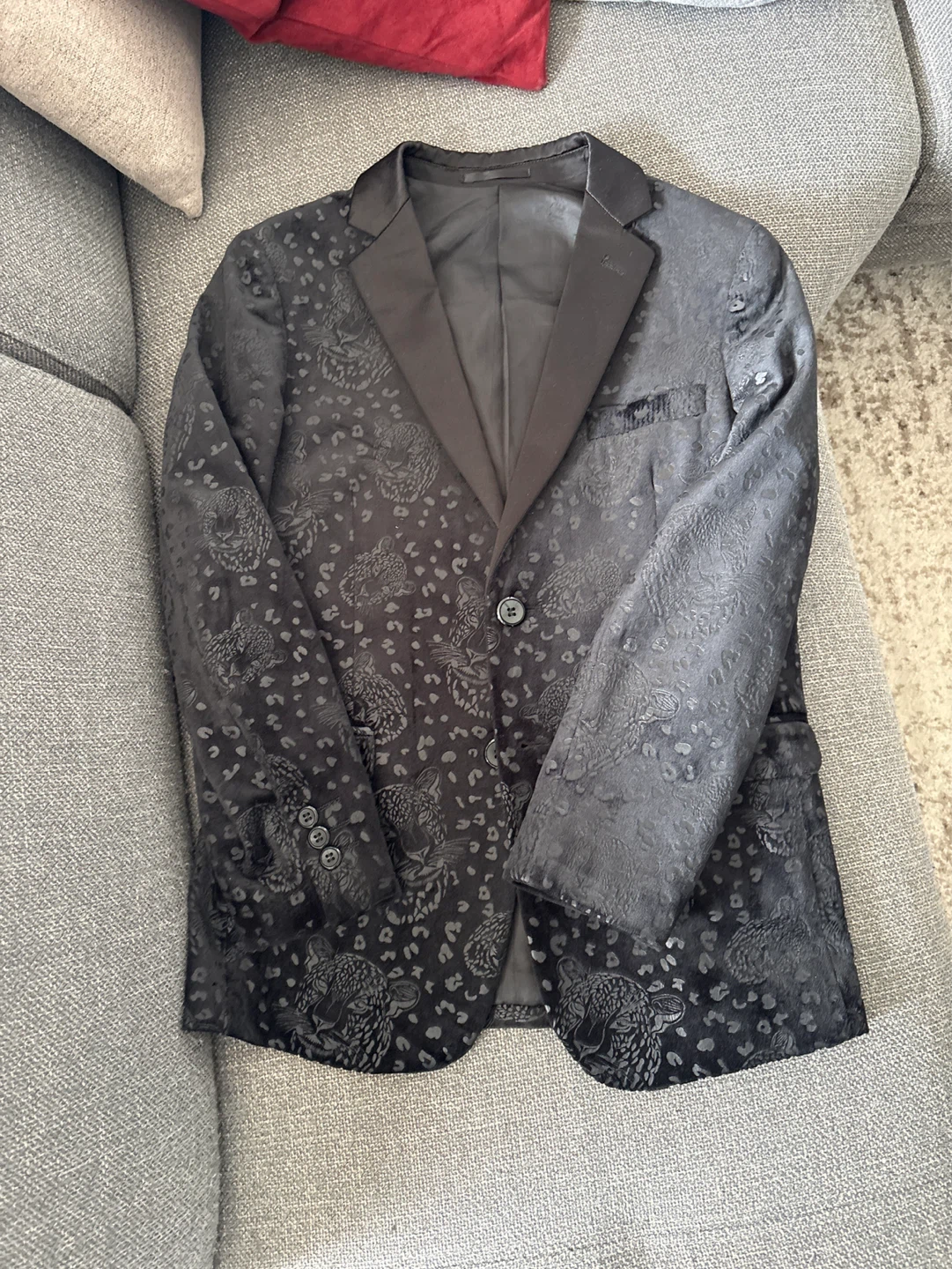 Black Jacquard Blazer