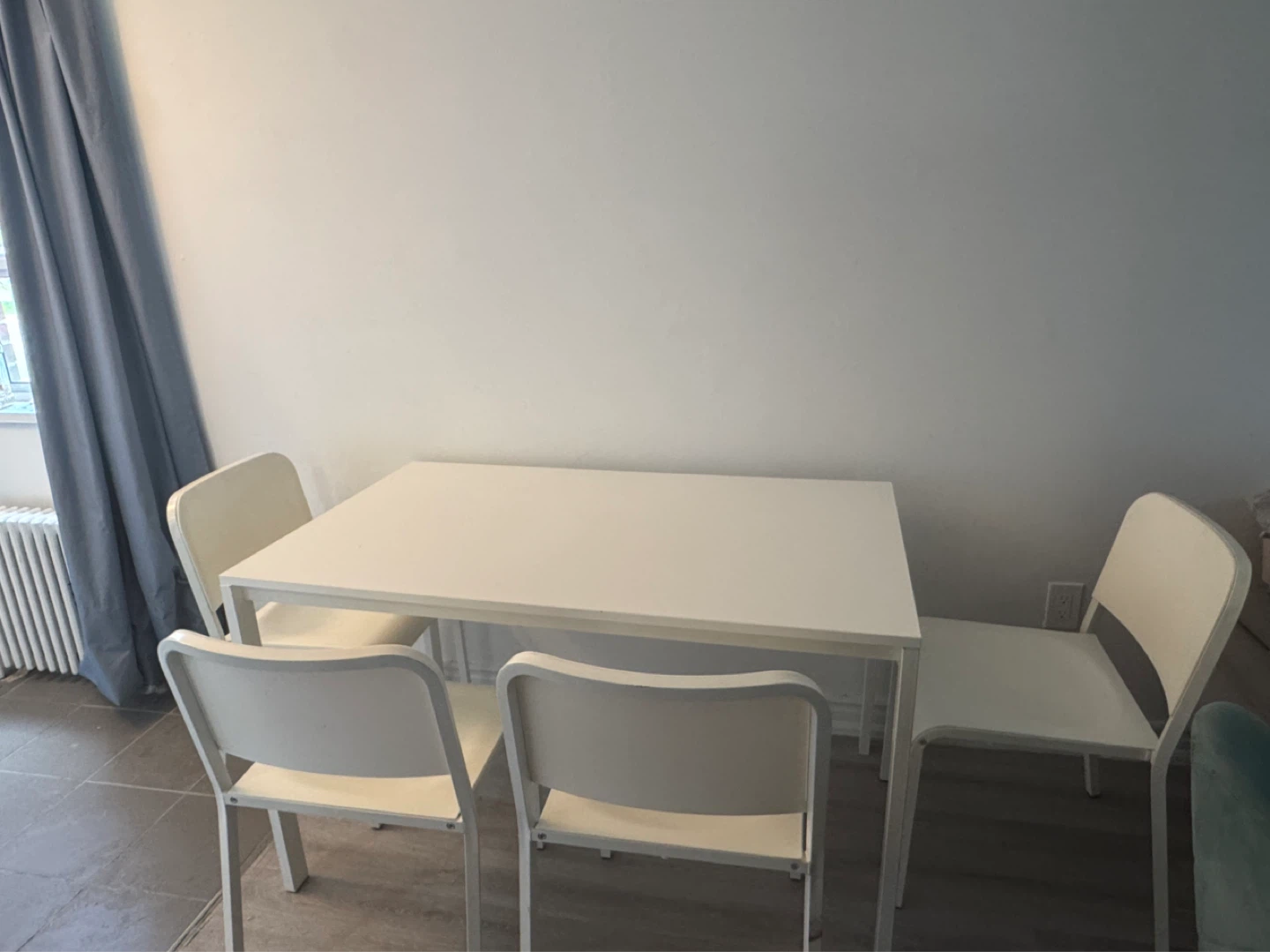 IKEA MELLTORP Table and 4 ADDE Chairs