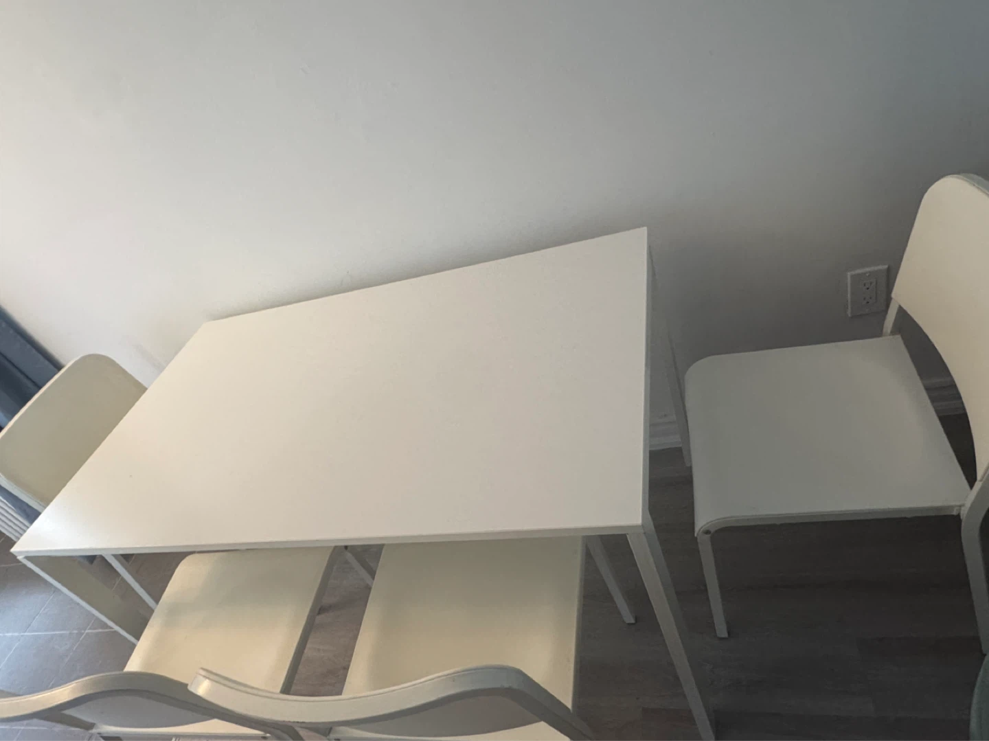 IKEA MELLTORP Table and 4 ADDE Chairs - photo 4