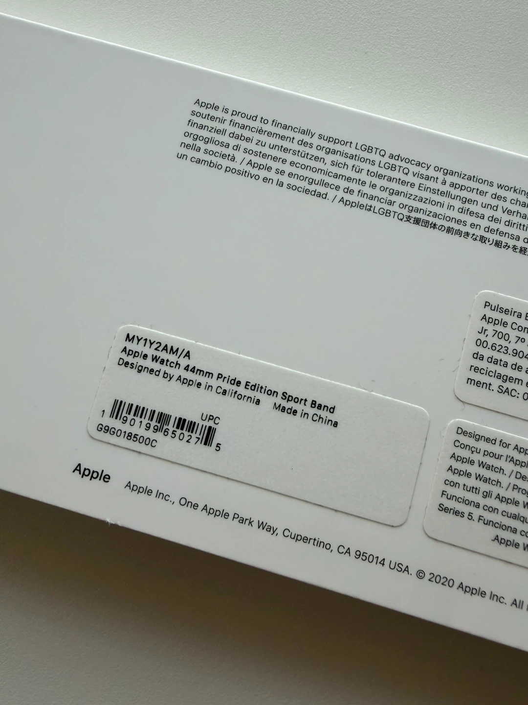 Apple Watch Sport Band 44mm – Pride Edition (2020) – New - photo 2