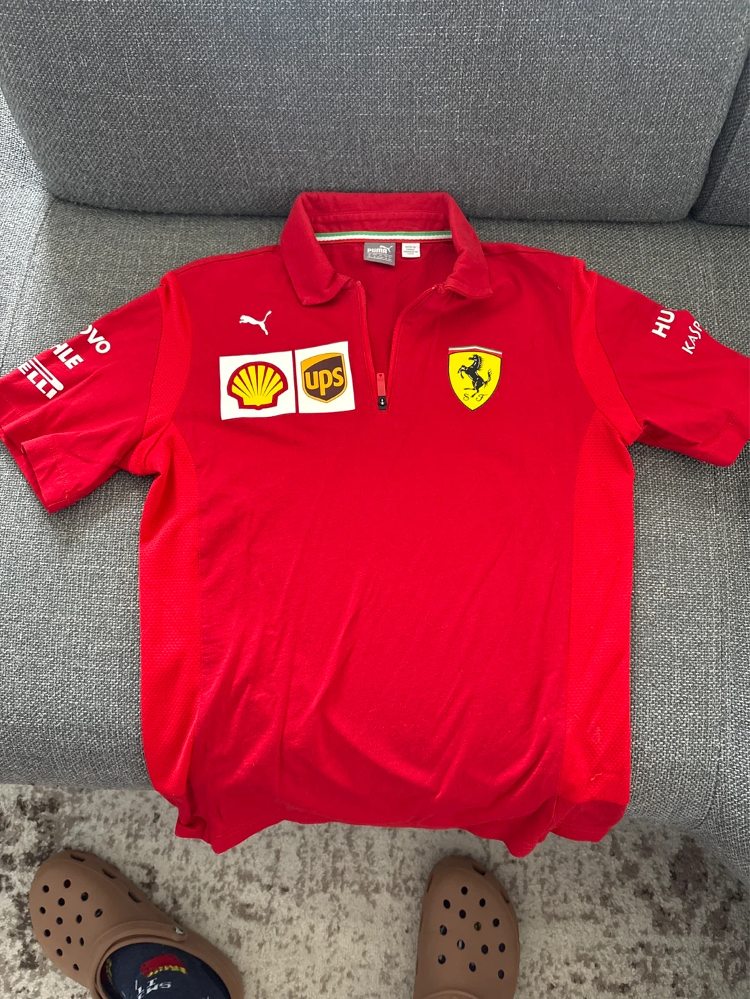 Kids size youth large - Scuderia Ferrari Puma Polo Shirt