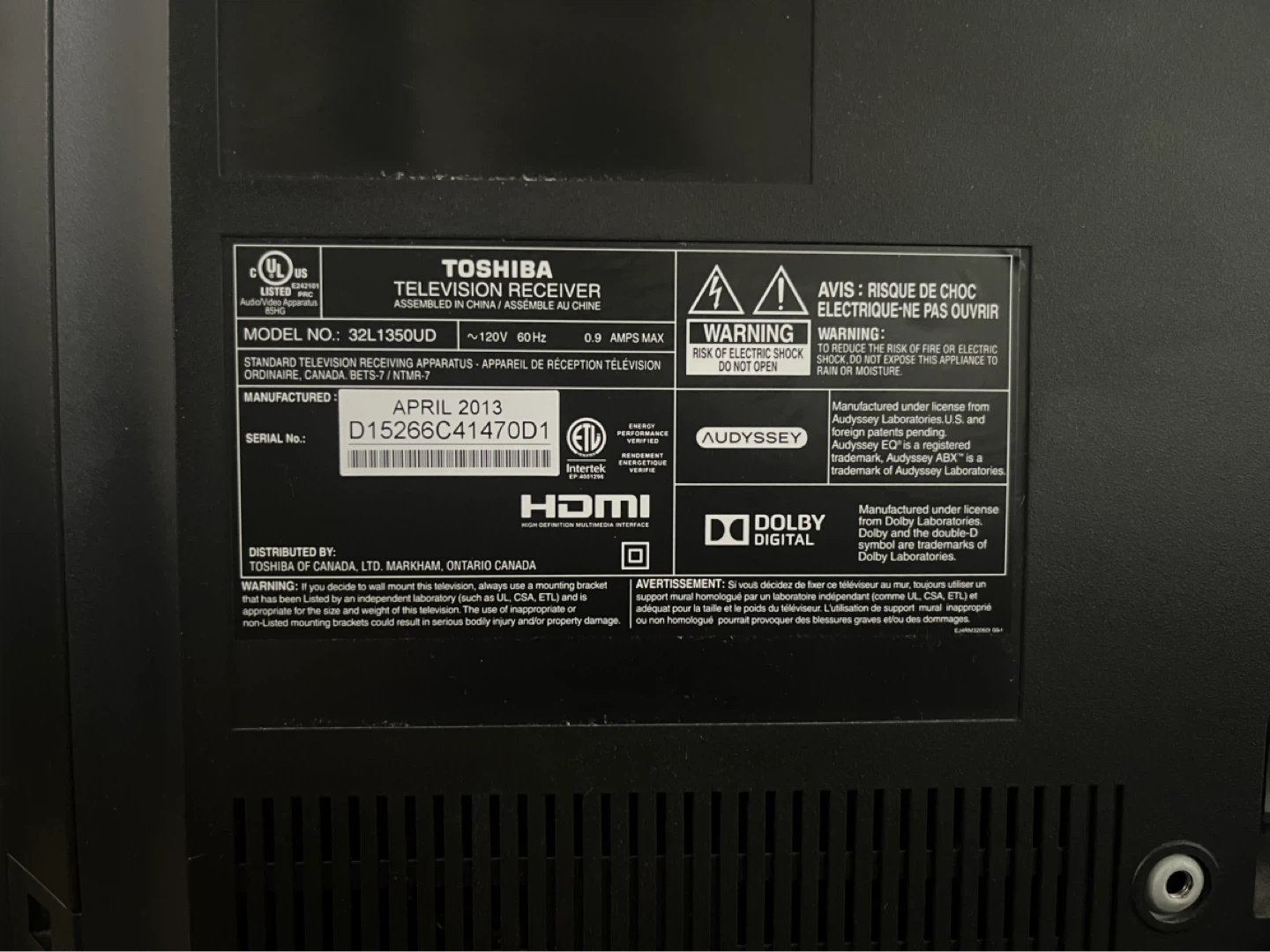 32 Inch HDMI TV/Monitor - photo 3