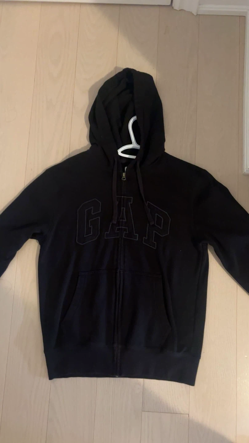 Black Gap Zip-Up Hoodie