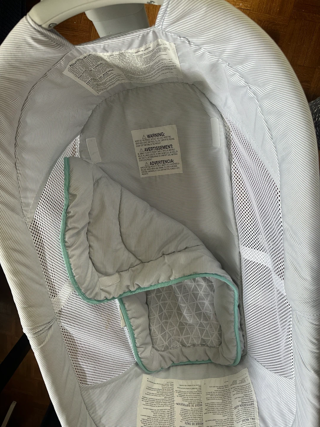 SwaddleMe Bedside Sleeper Bassinet and Rocker - photo 3
