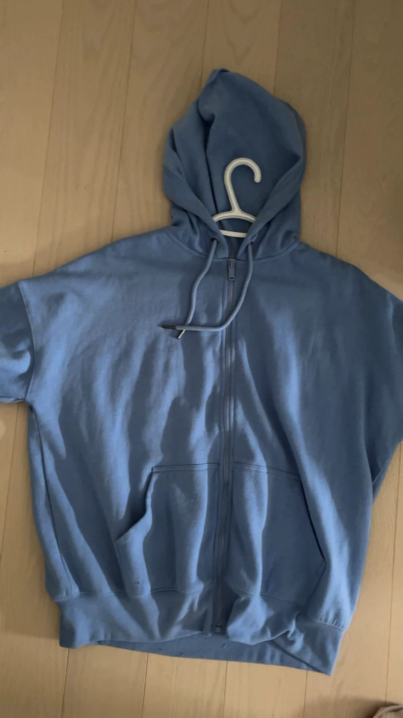 Blue Full Zip Hoodie