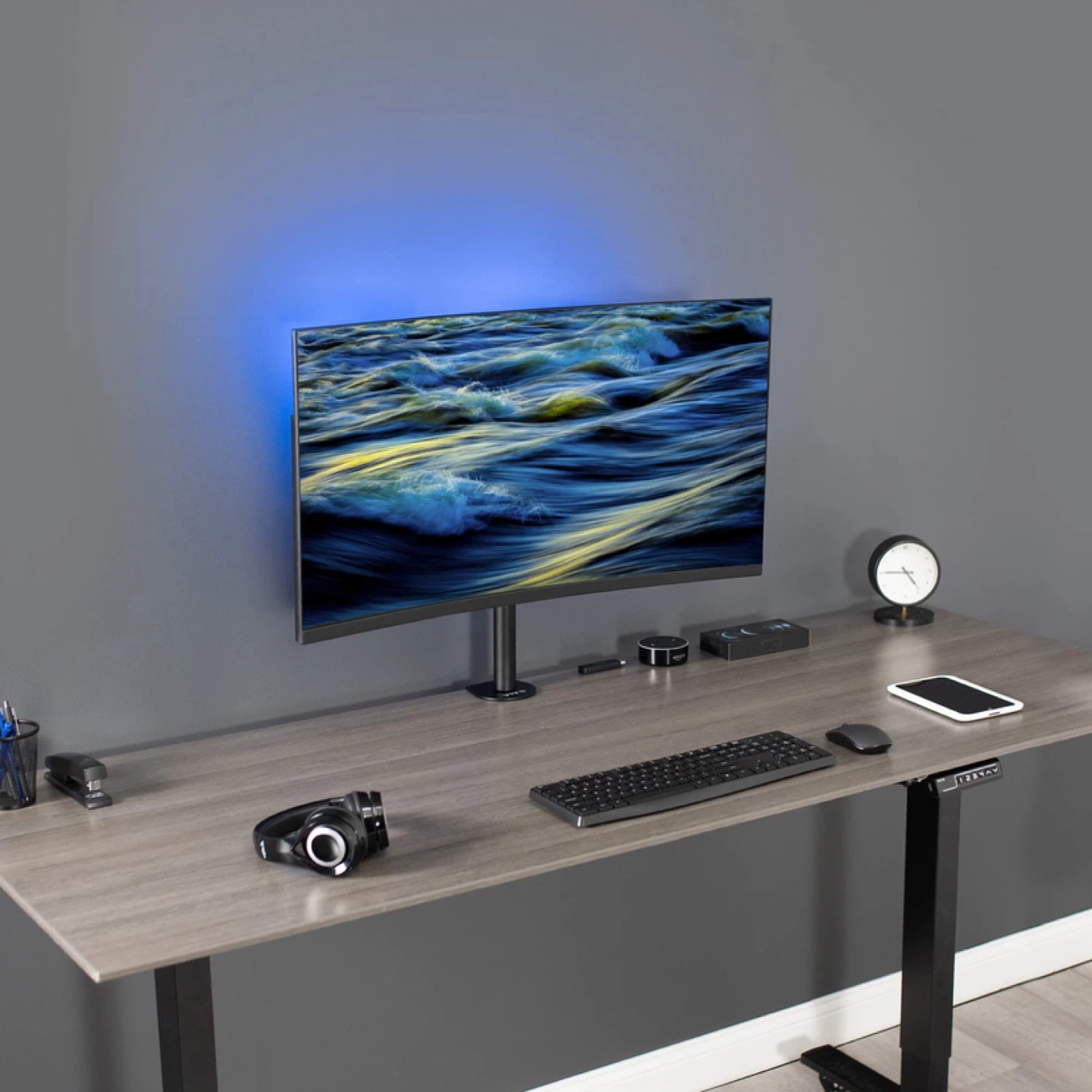 VIVO Single Monitor Adjustable Tilt Desk Mount Stand - photo 2