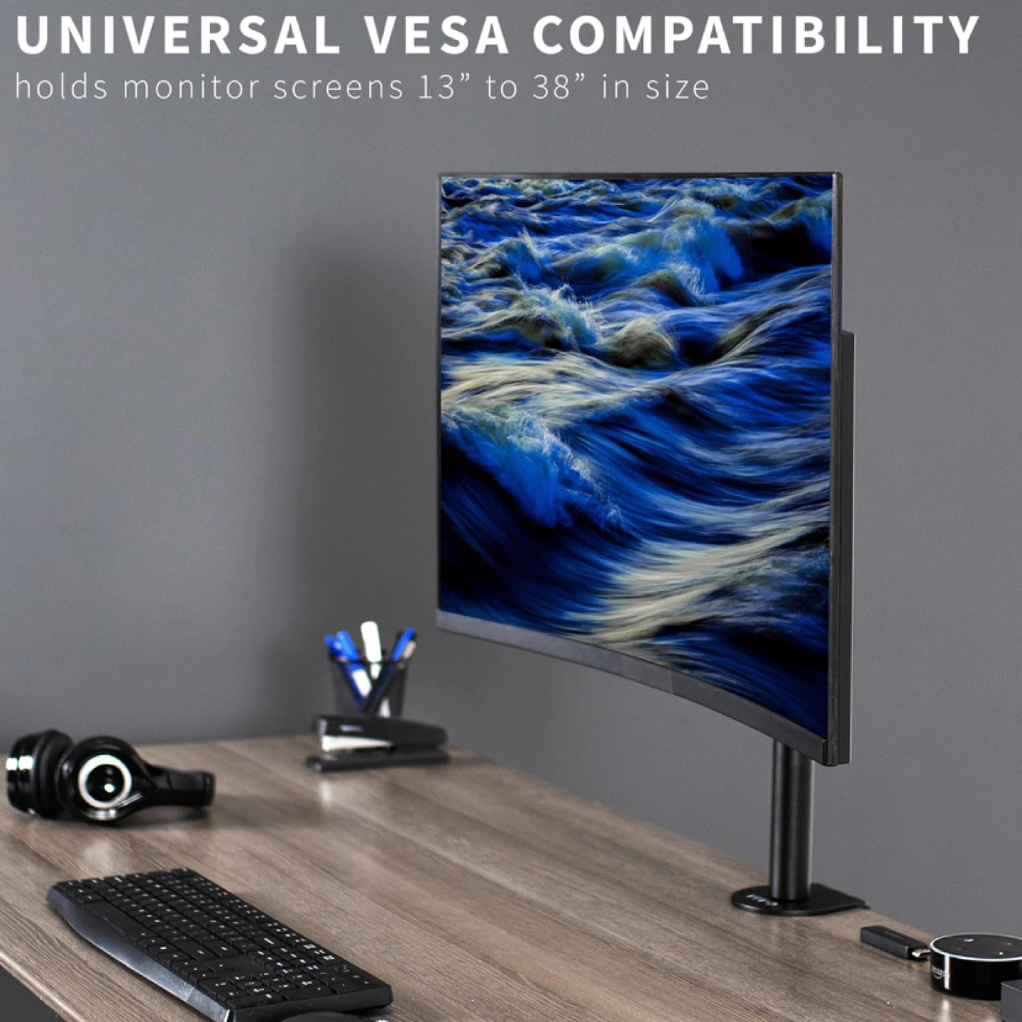 VIVO Single Monitor Adjustable Tilt Desk Mount Stand - photo 5