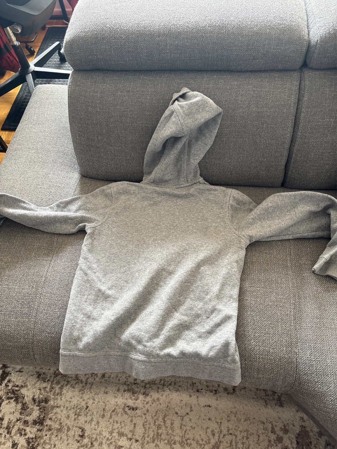 Nike Grey Zip-Up Hoodie - photo 2