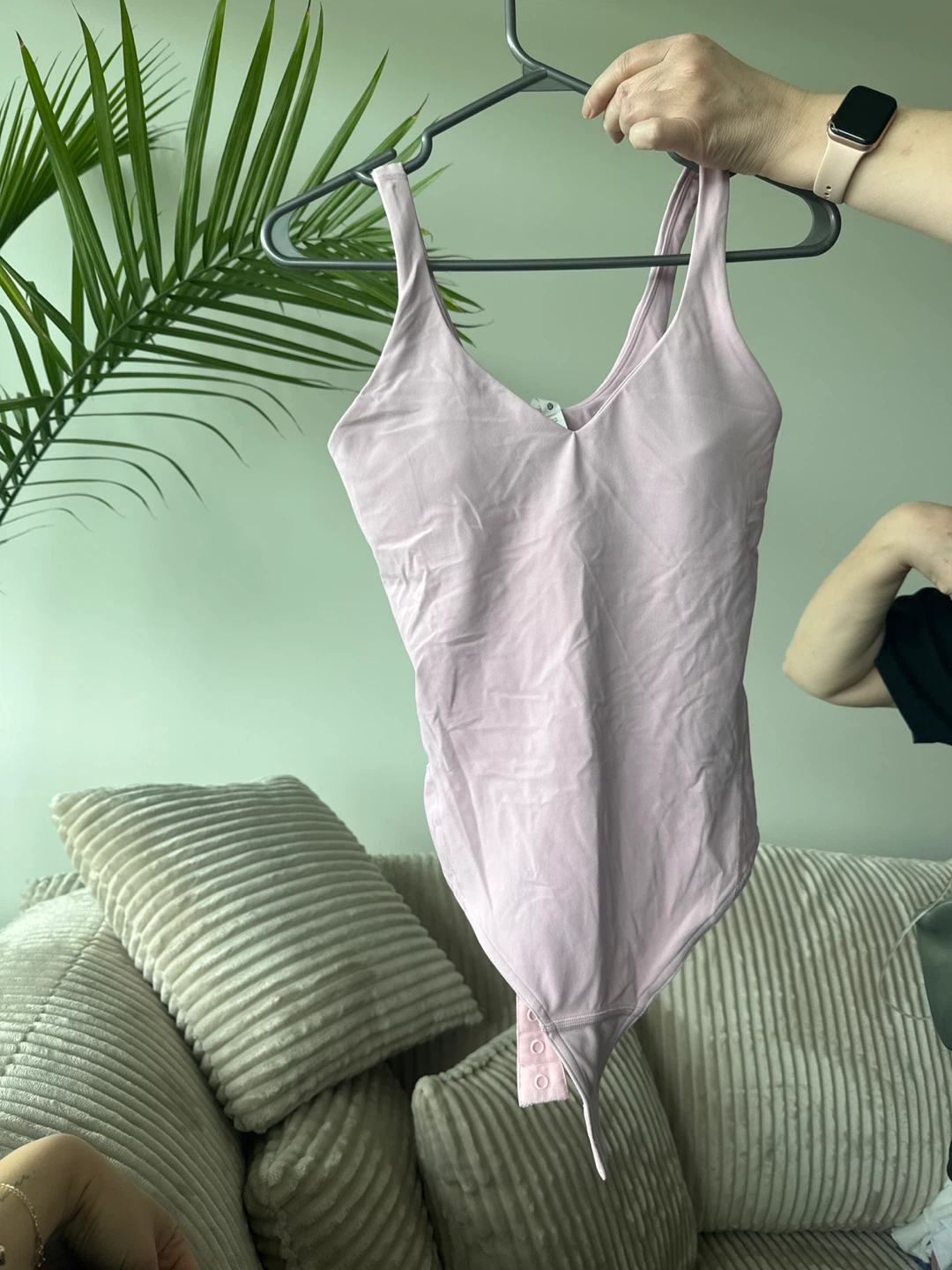 Lululemon Light Pink Bodysuit Size 6