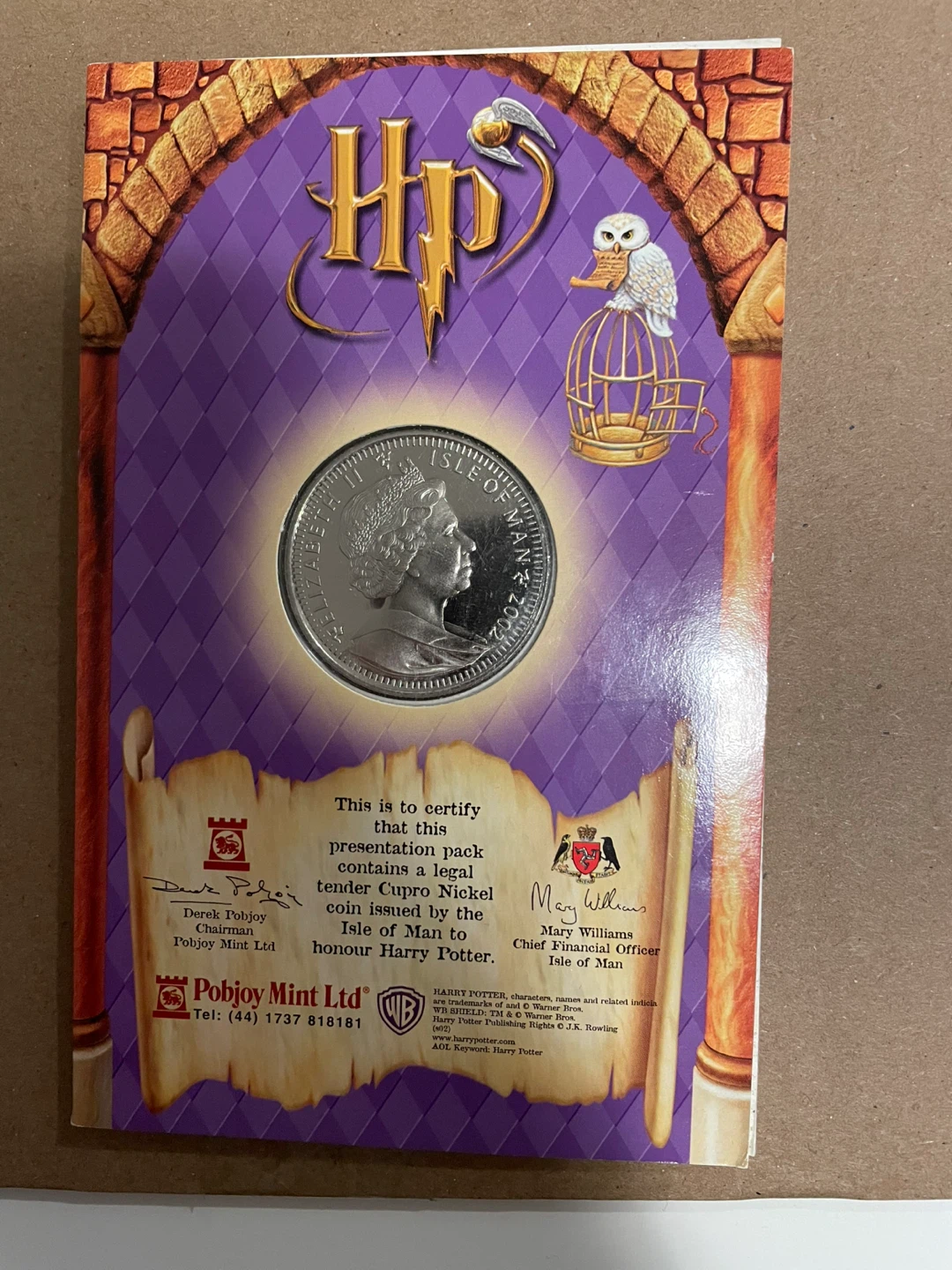 2001 Harry Potter Isle of Man Crown - photo 2