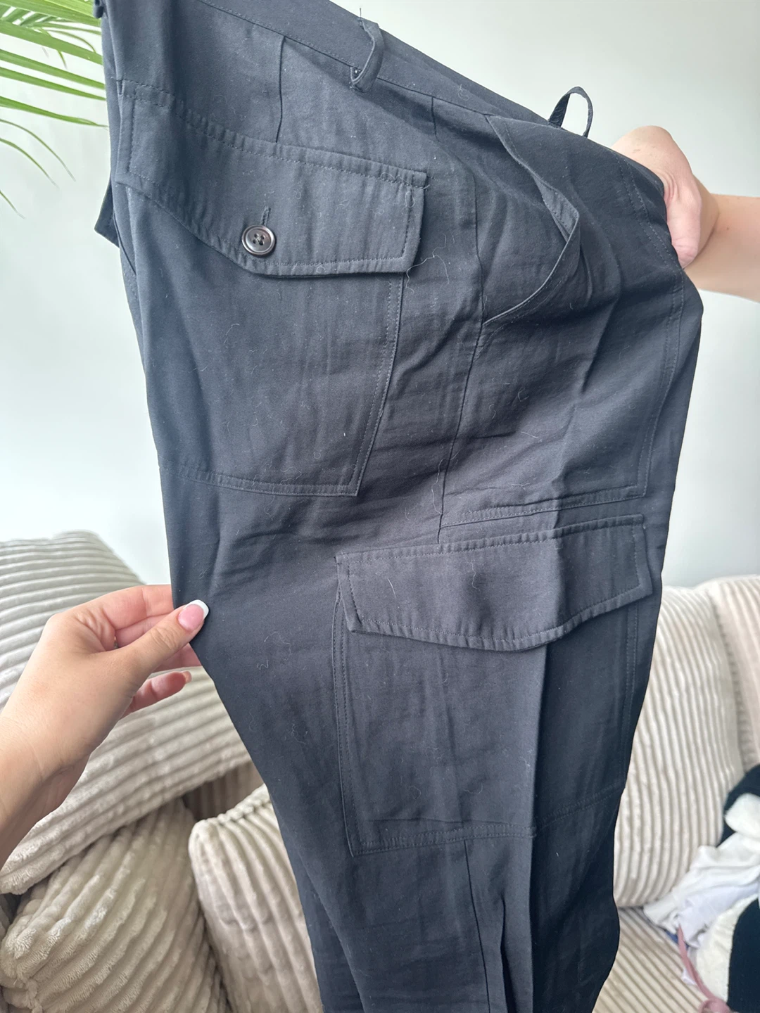 Black Cargo Pants - photo 3