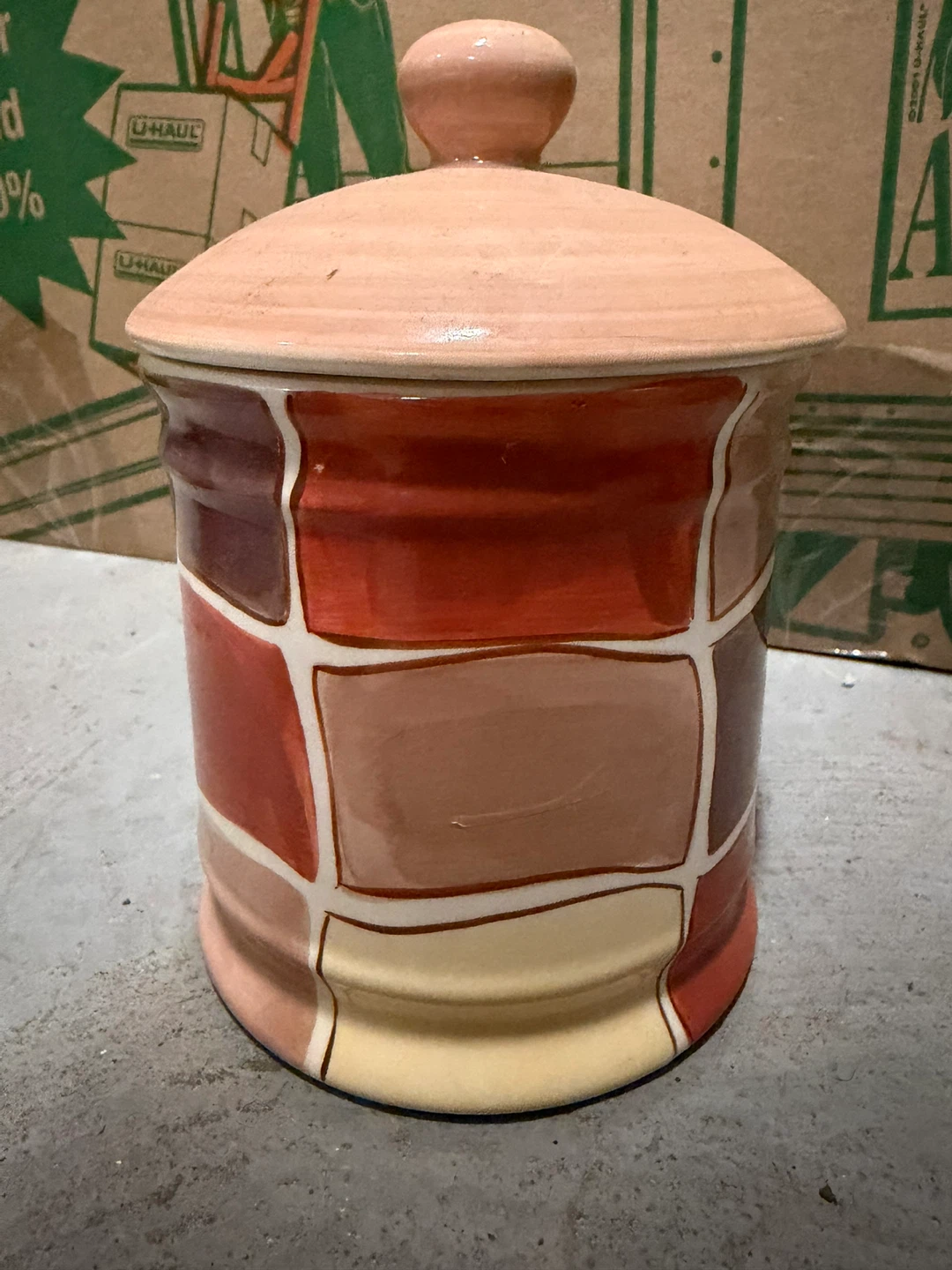 Ceramic Storage Jar with Lid - photo 2