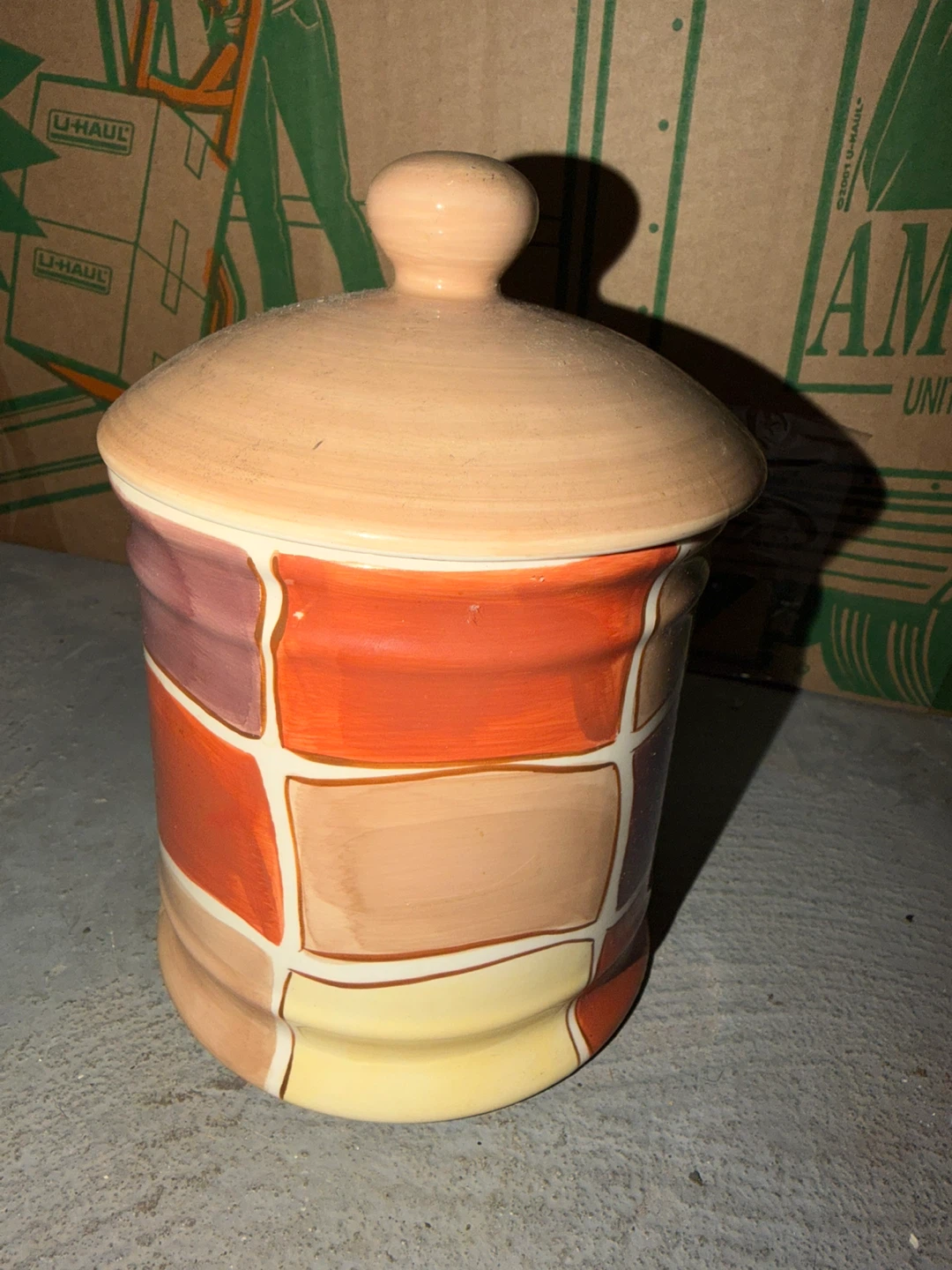Ceramic Storage Jar with Lid