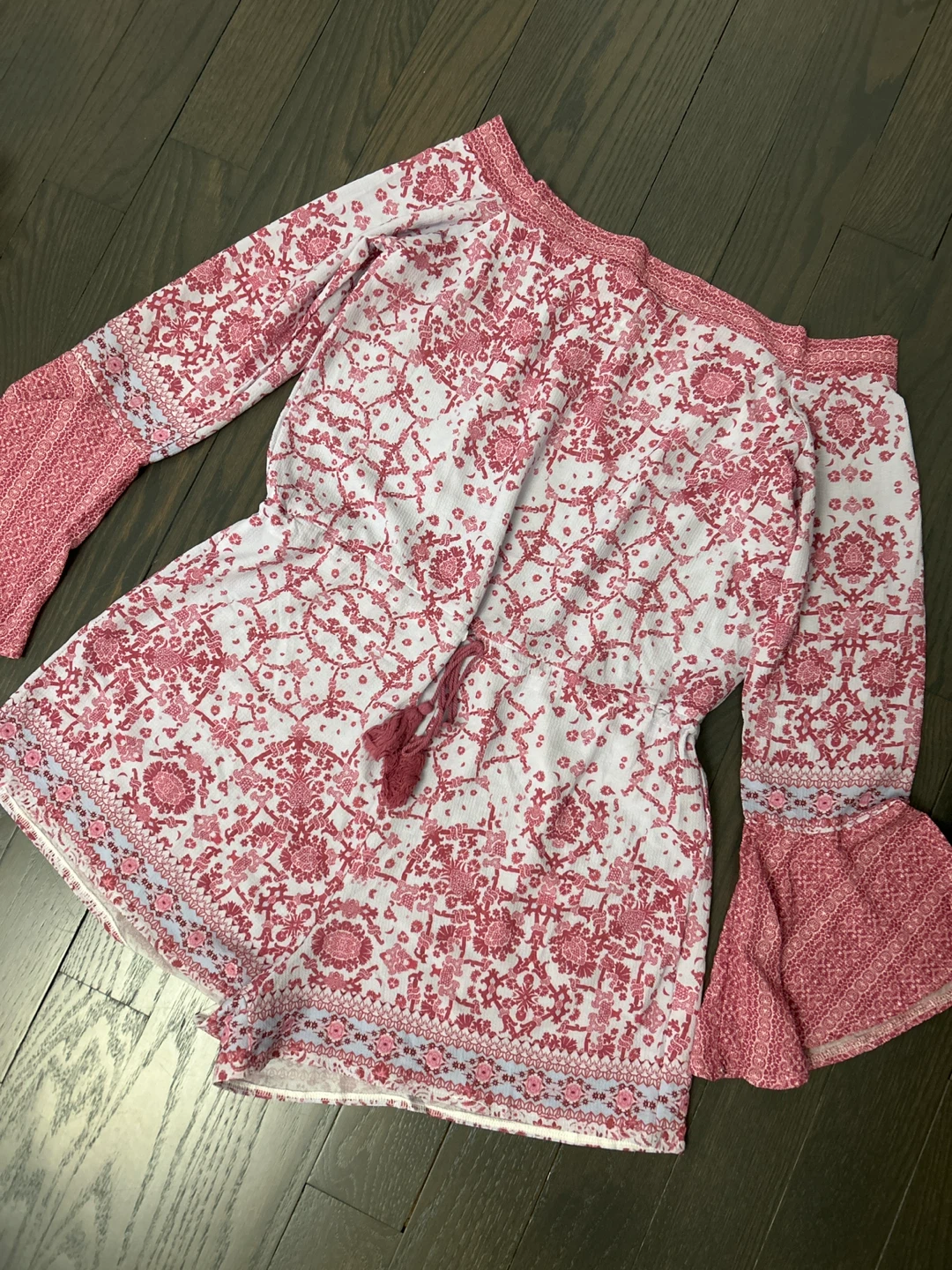 Runaway Heart Off-the-Shoulder Romper