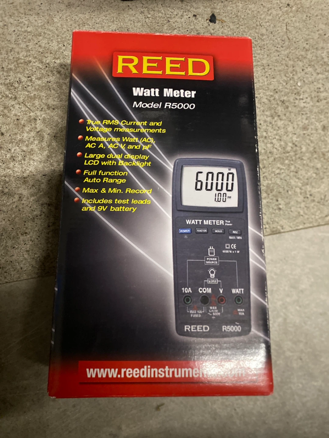 REED R5000 Watt Meter