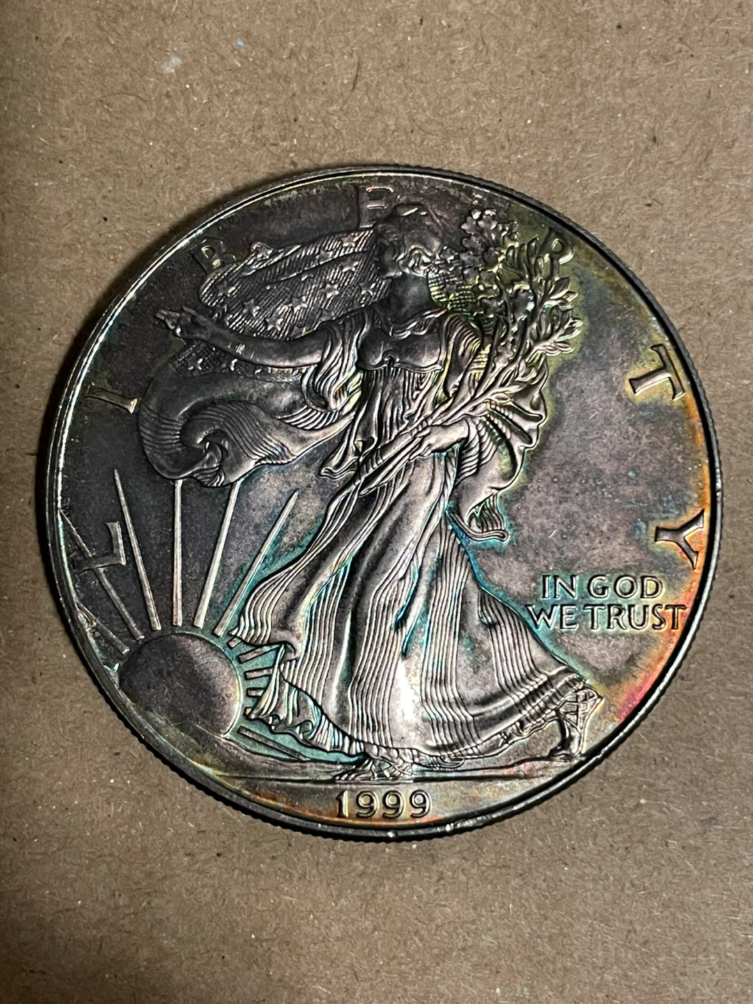 1999 American Silver Eagle Dollar Coin