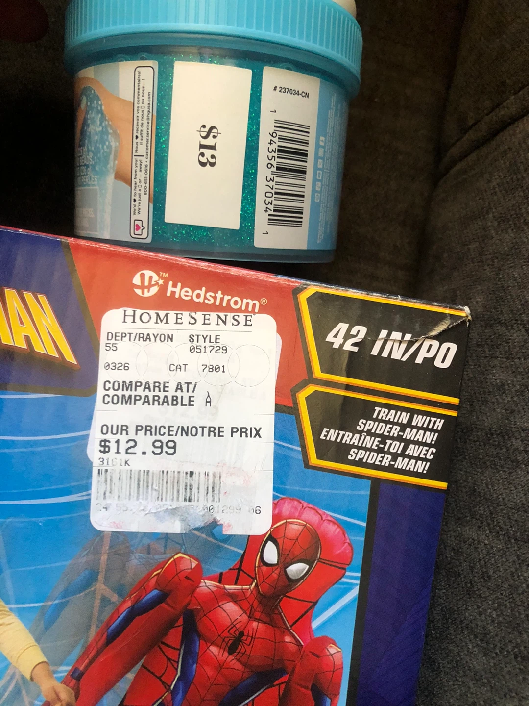 Spider-Man Bop Bag & Cinnamoroll Slime Gloo - photo 2