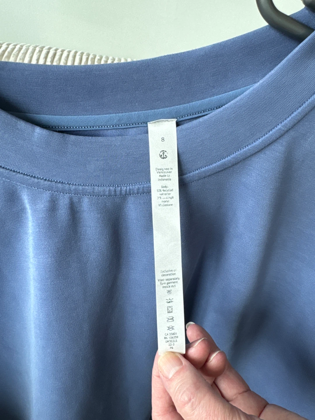 Lululemon SET Blue Crew Neck Sweatshirt & Aligns - photo 3