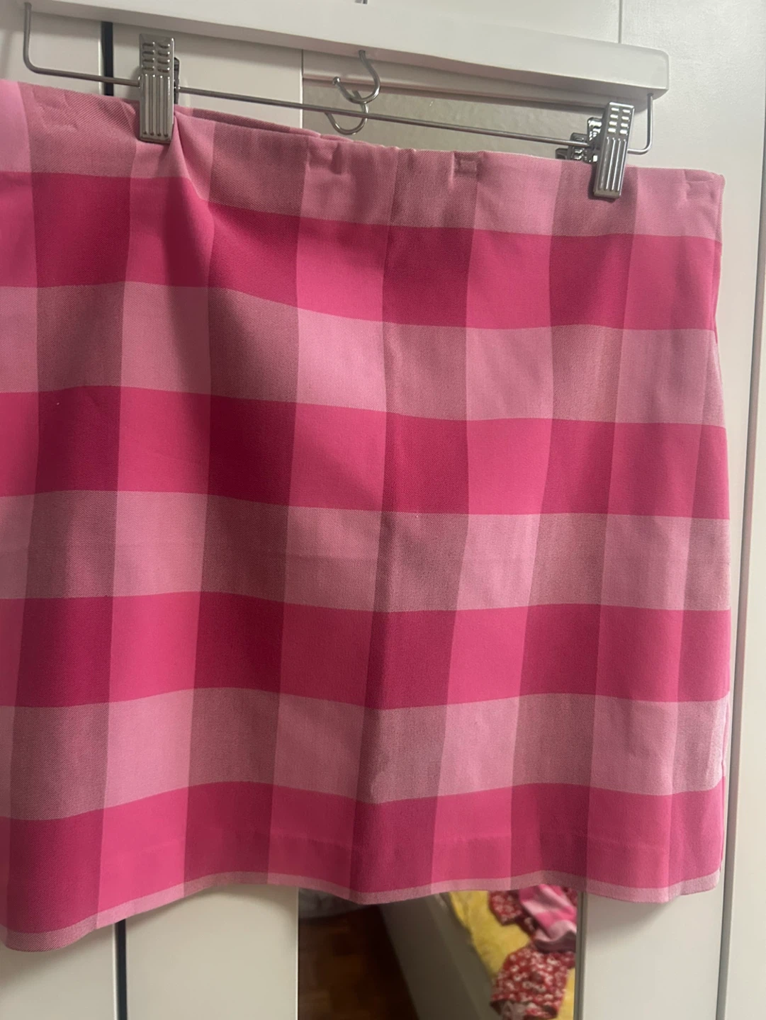Pink Gingham Blazer and Skirt Set - photo 3