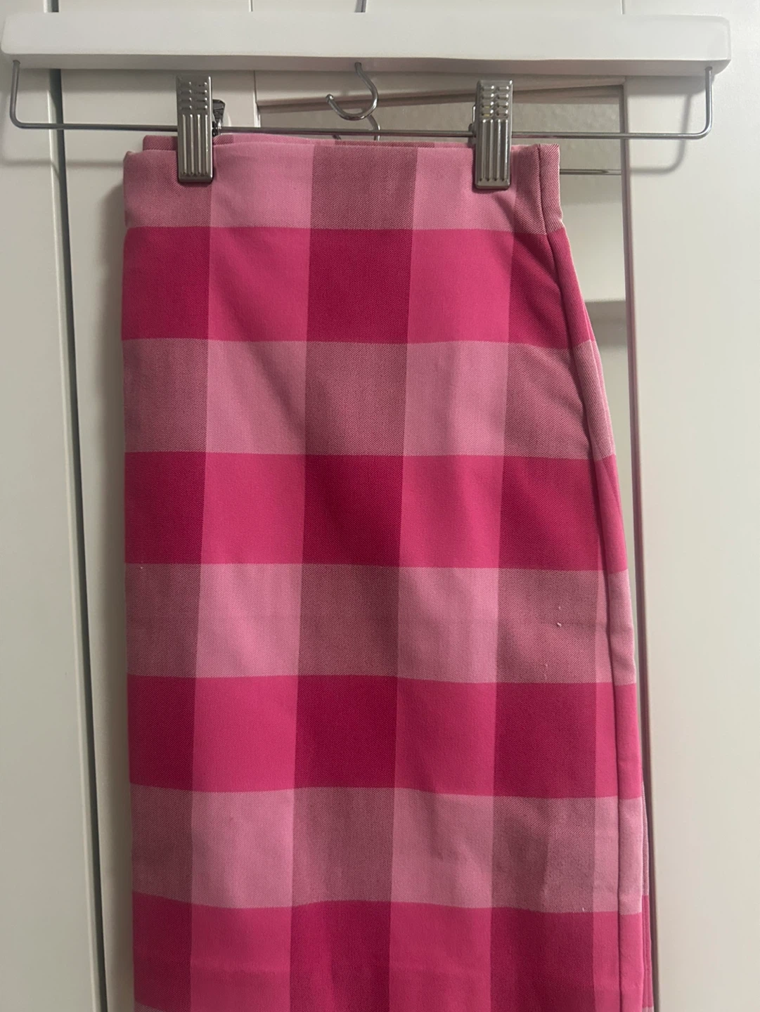 Pink Gingham Blazer and Skirt Set - photo 4