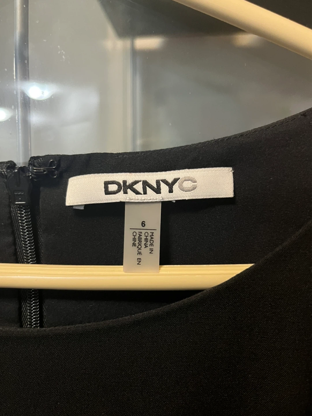 DKNY Black Sleeveless Sheath Dress Size 6 - photo 3