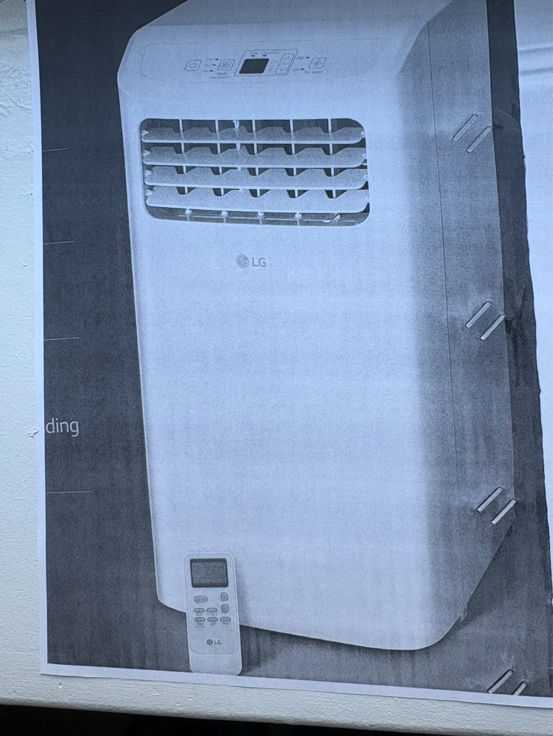LG Portable Air Conditioner - 6,000 BTU/hr - photo 2
