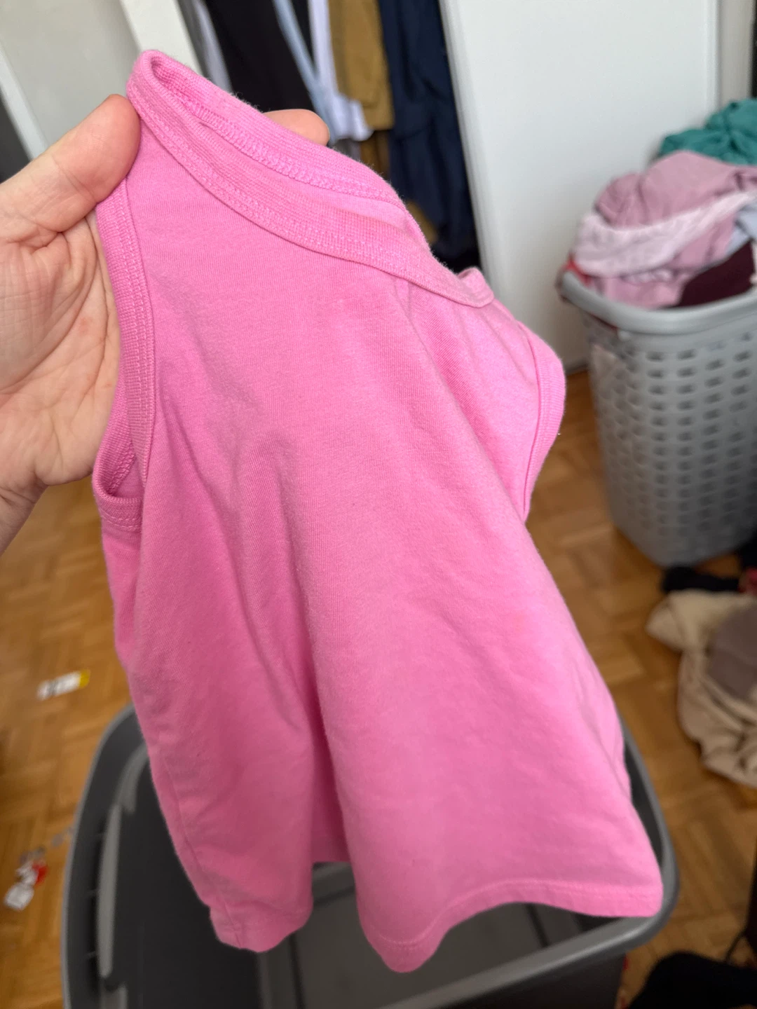 Pink Girls' Tank Top
