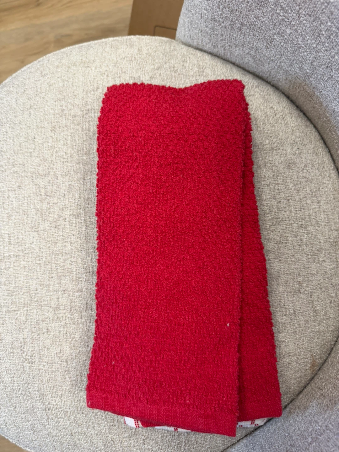 Hastings 2 Pack Hand Towels Red White 15 in x 25 in - photo 2