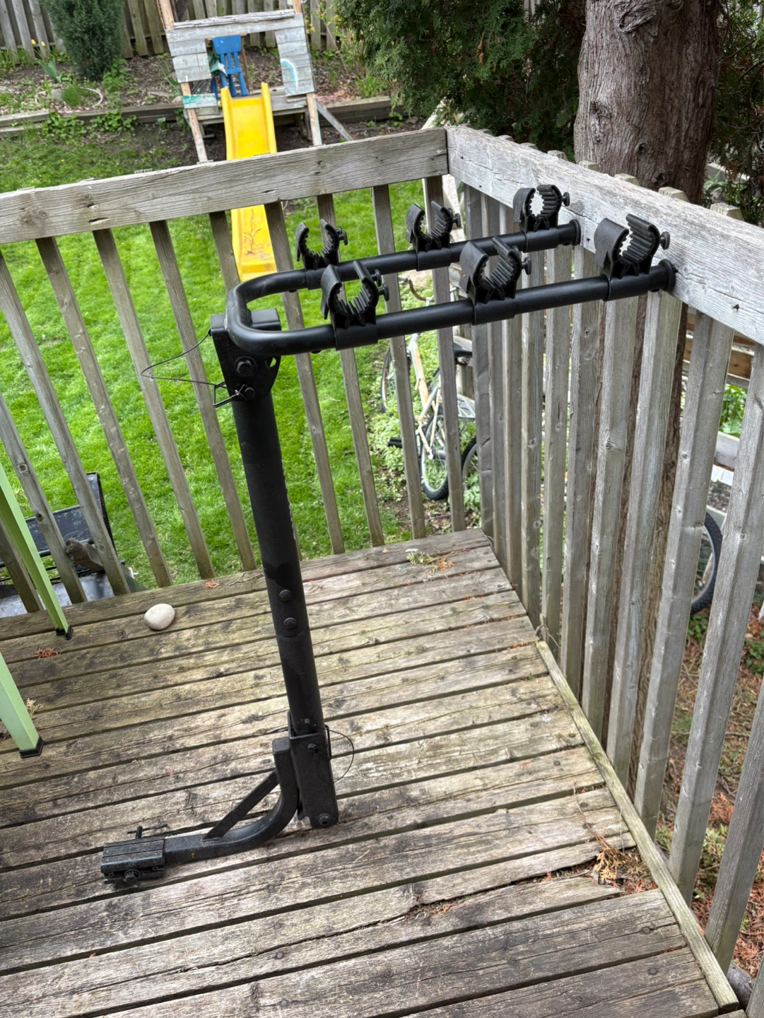 Black Hitch Mount Bike Rack for 4 Bikes - photo 2