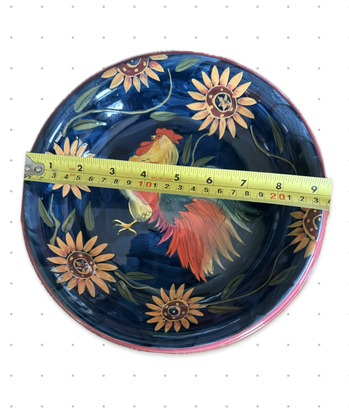 Set of 5 Rooster & Sunflower Decorative Bowls - photo 3