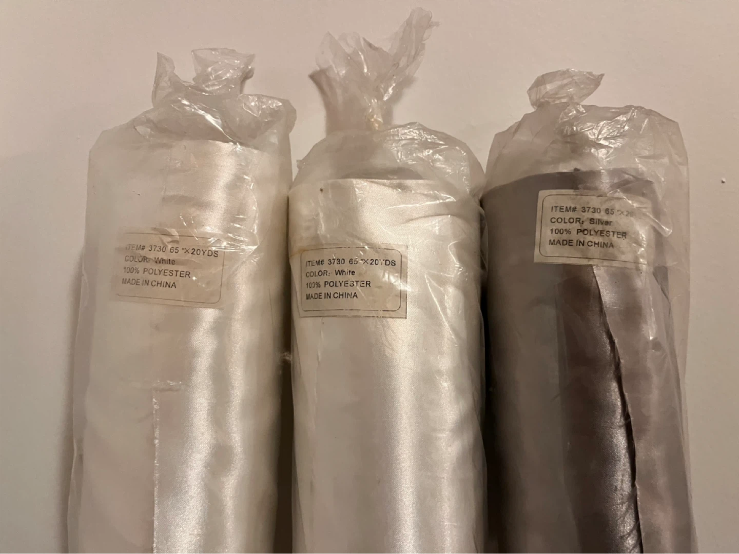 NEW Fabric Rolls  - 100% Polyester