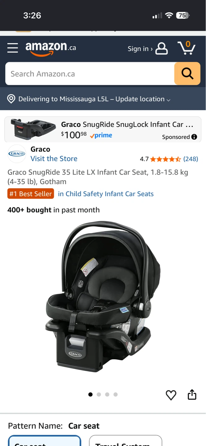 Graco SnugRide 35 Lite LX Infant Car Seat - photo 2