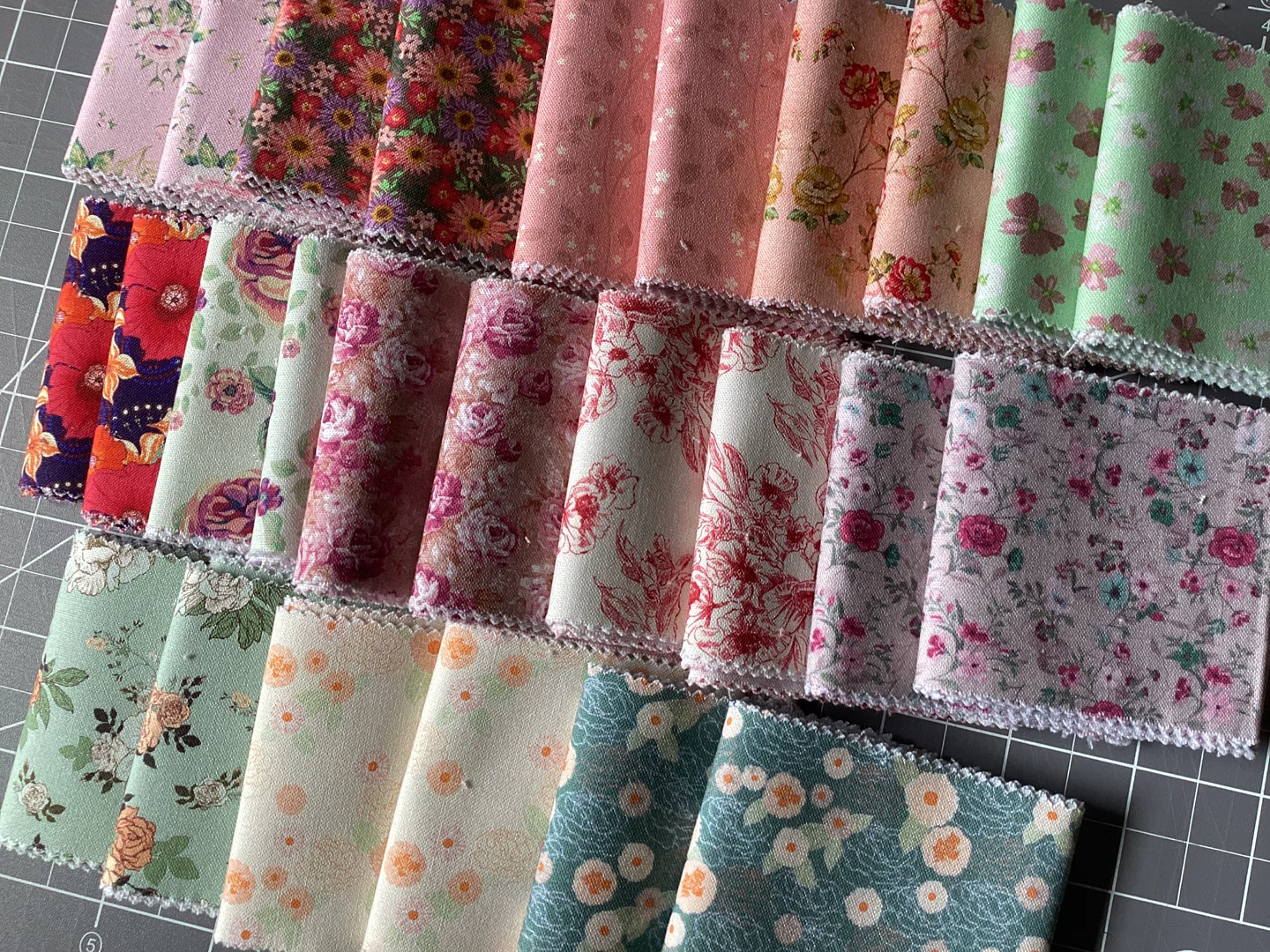 Quilting Cotton Jelly Roll Strips Floral