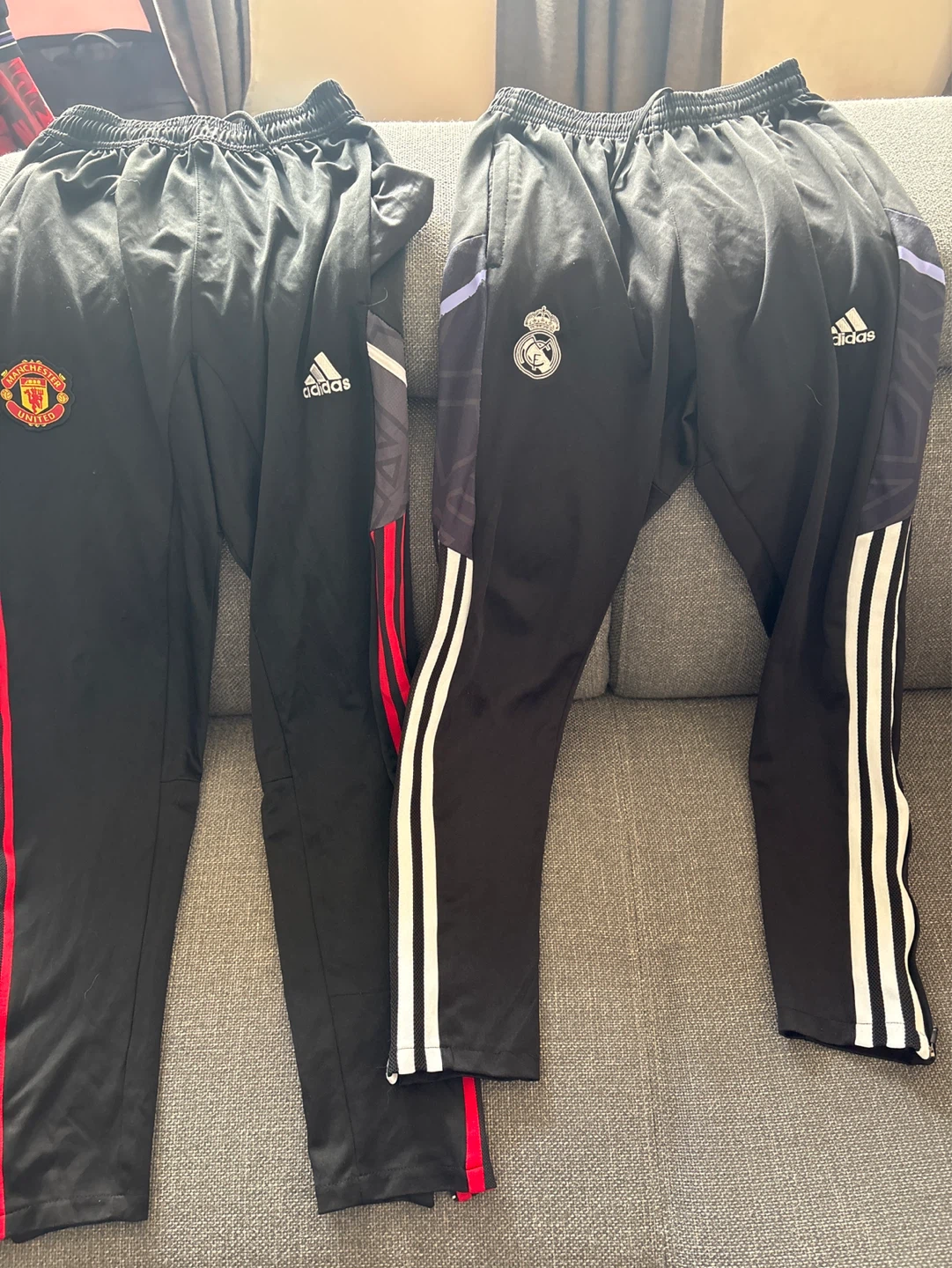 Adidas Track Pants - Manchester United & Real Madrid