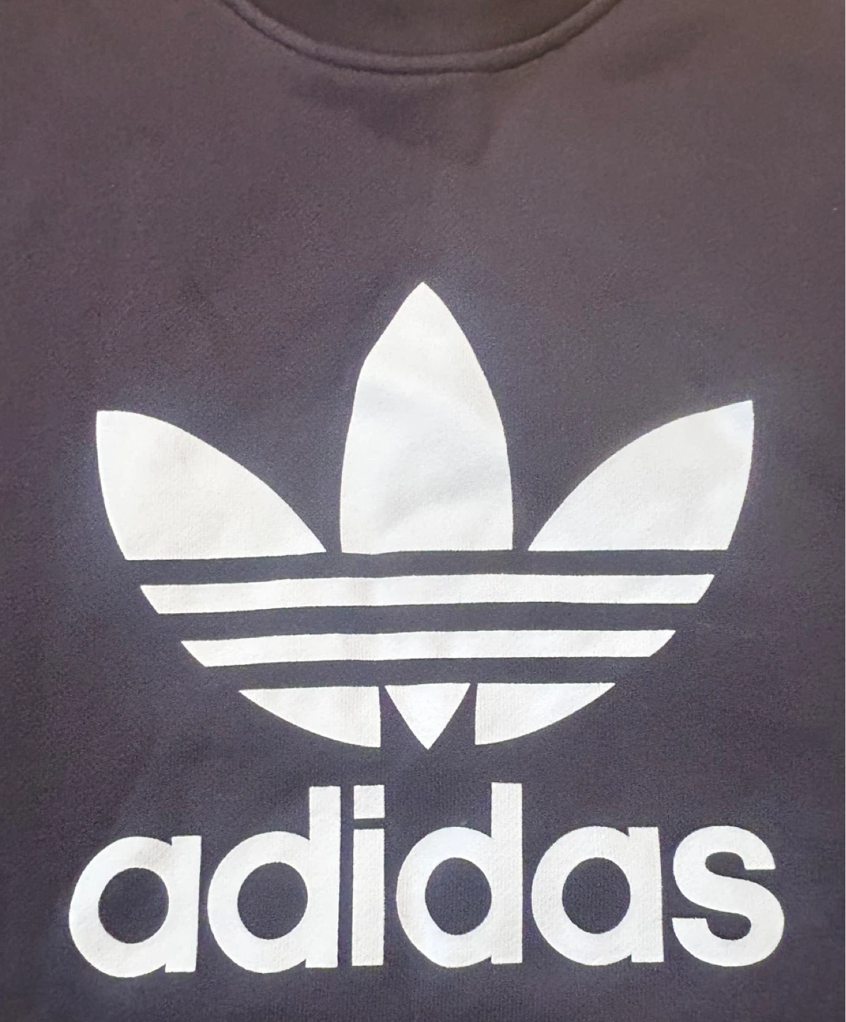 Adidas Trefoil Logo Sweatshirt Mens 2XL purple - photo 2