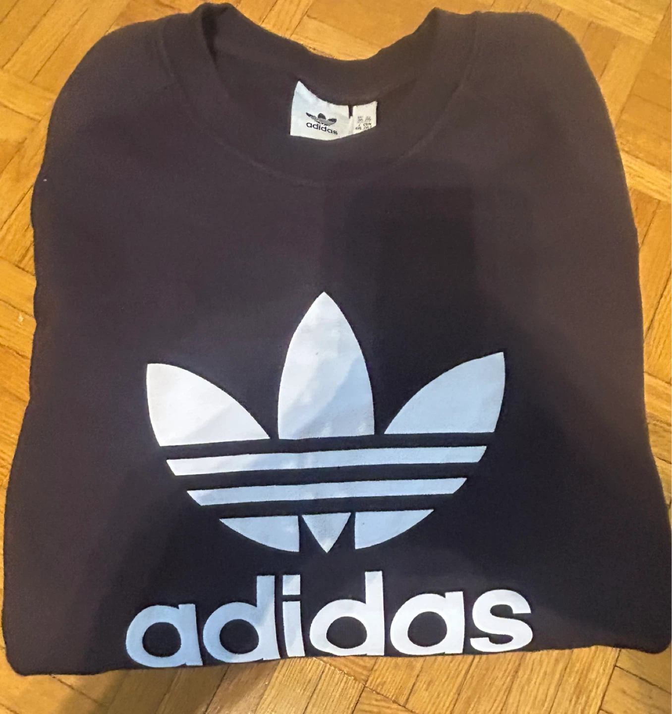 Adidas Trefoil Logo Sweatshirt Mens 2XL purple - photo 3