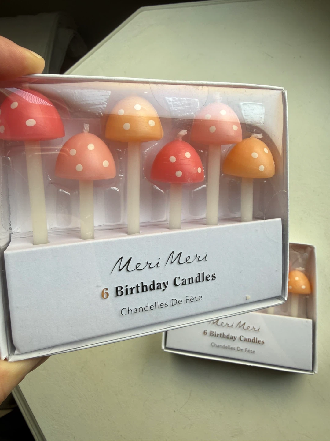 Meri Meri mushroom birthday candles BNIB - photo 2