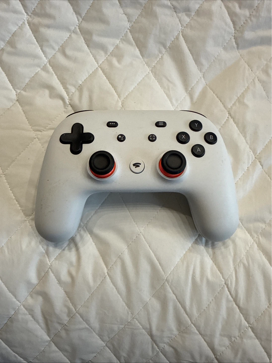 White Google Stadia Controller
