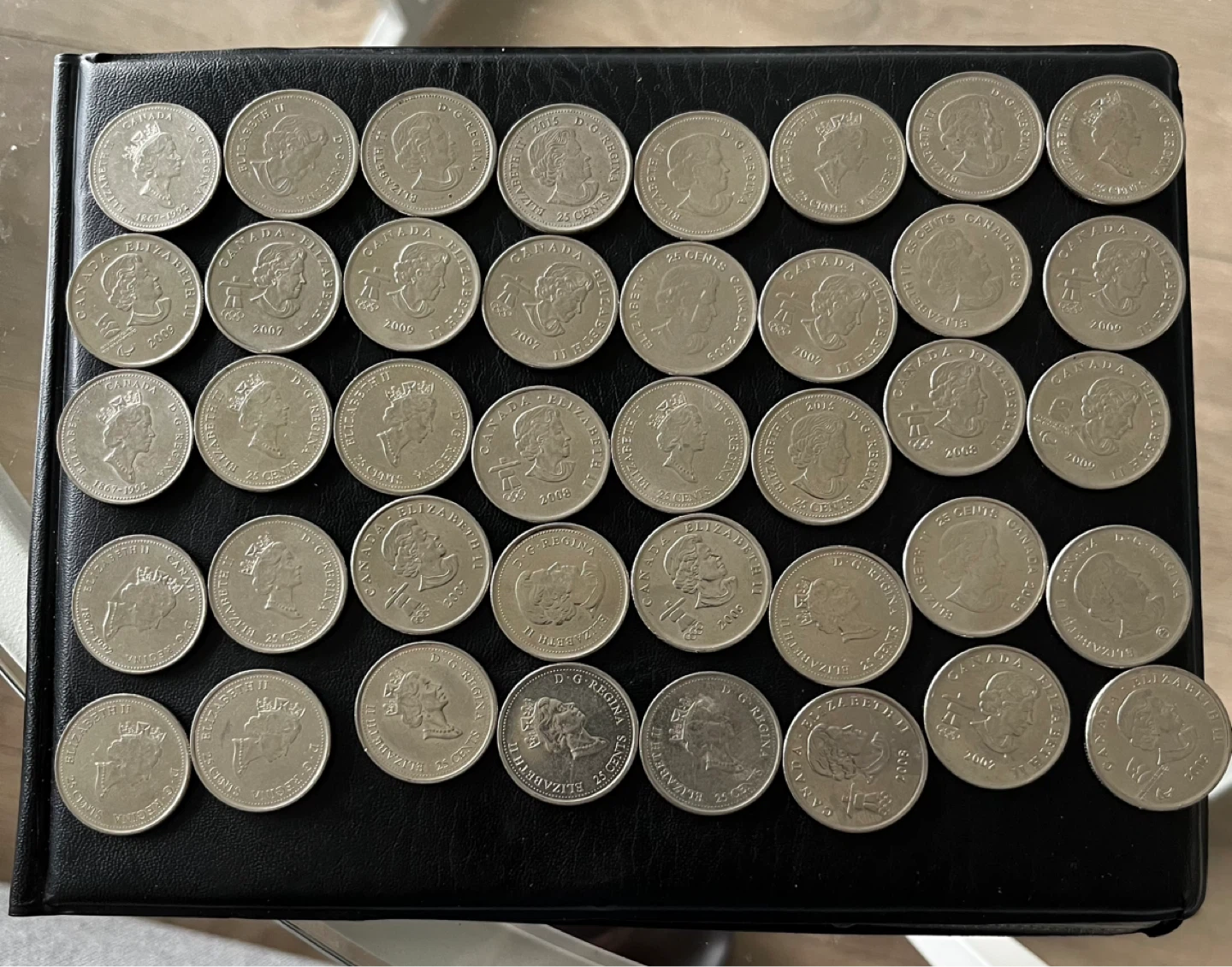 One dollar each Collection of Canadian Quarters - photo 2