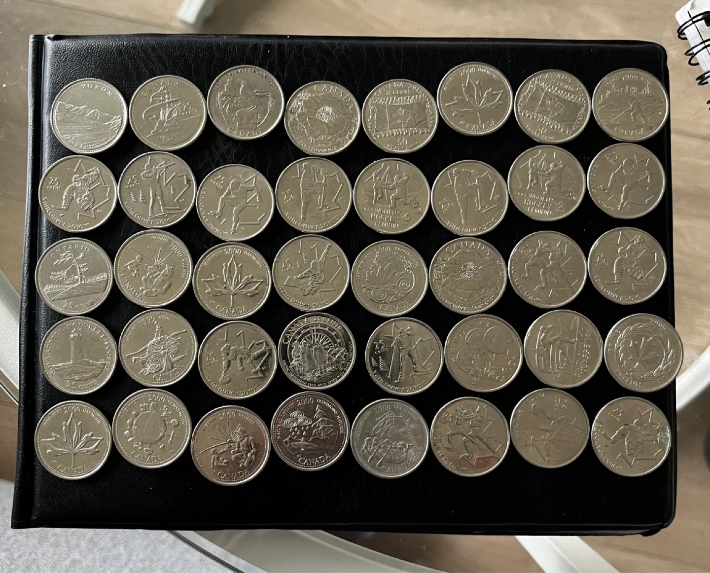 One dollar each Collection of Canadian Quarters