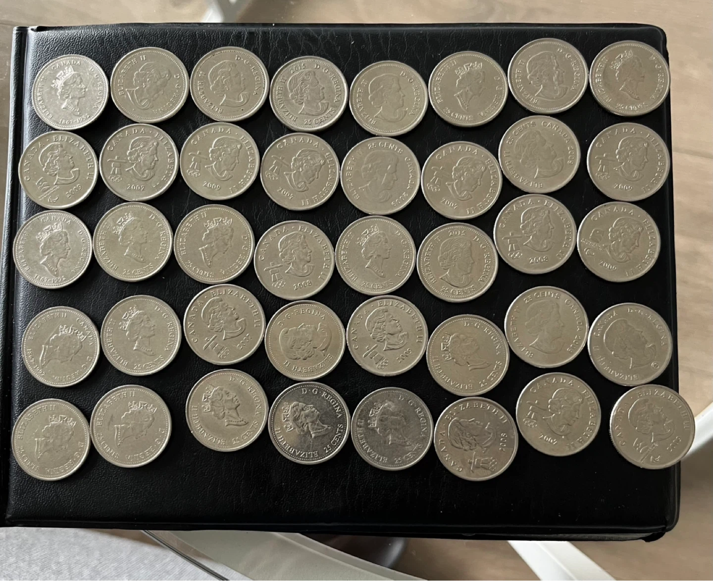 One dollar each Collection of Canadian Quarters - photo 3
