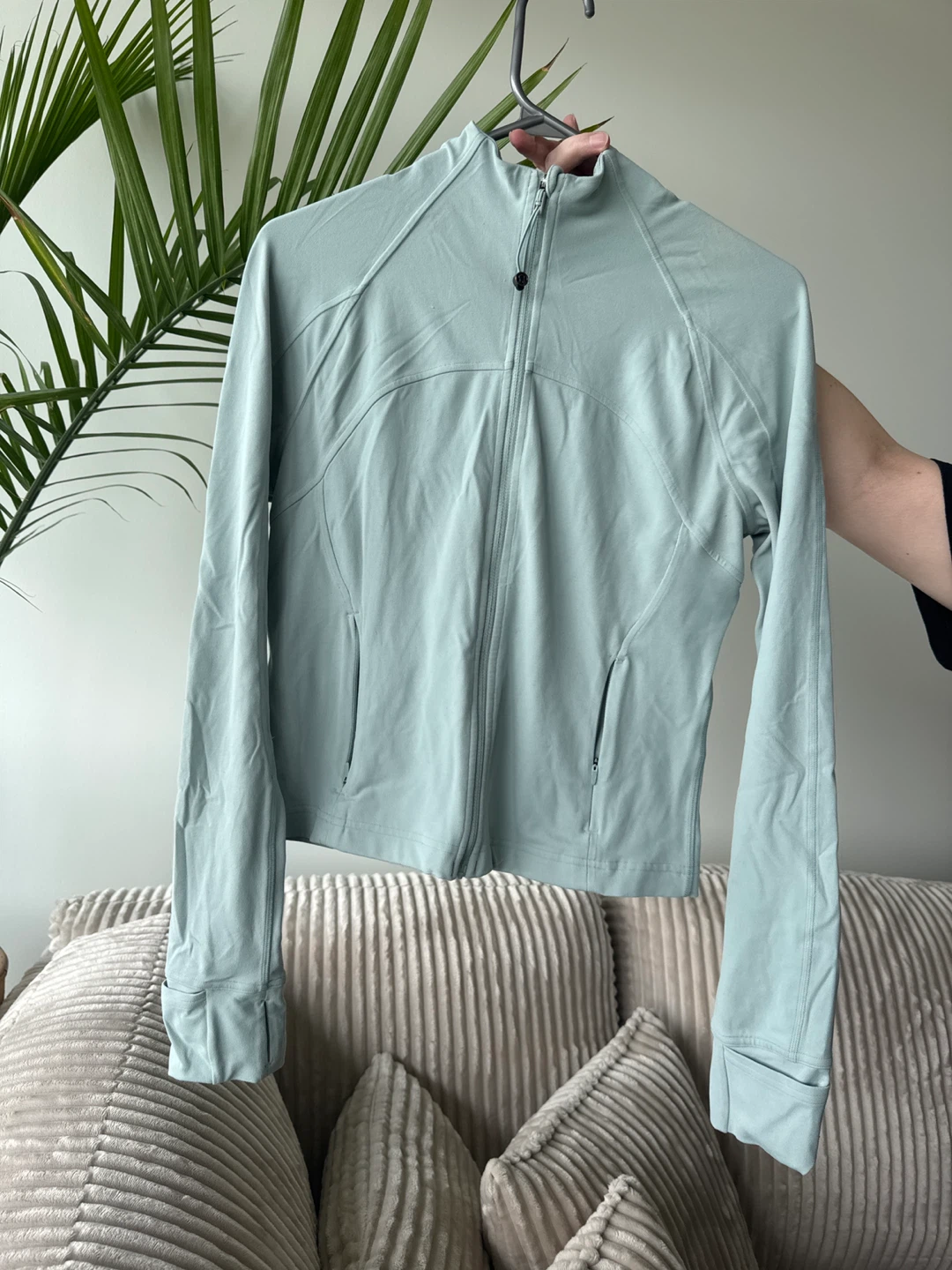 Lululemon Light Blue Full Zip Jacket Women's Size 10