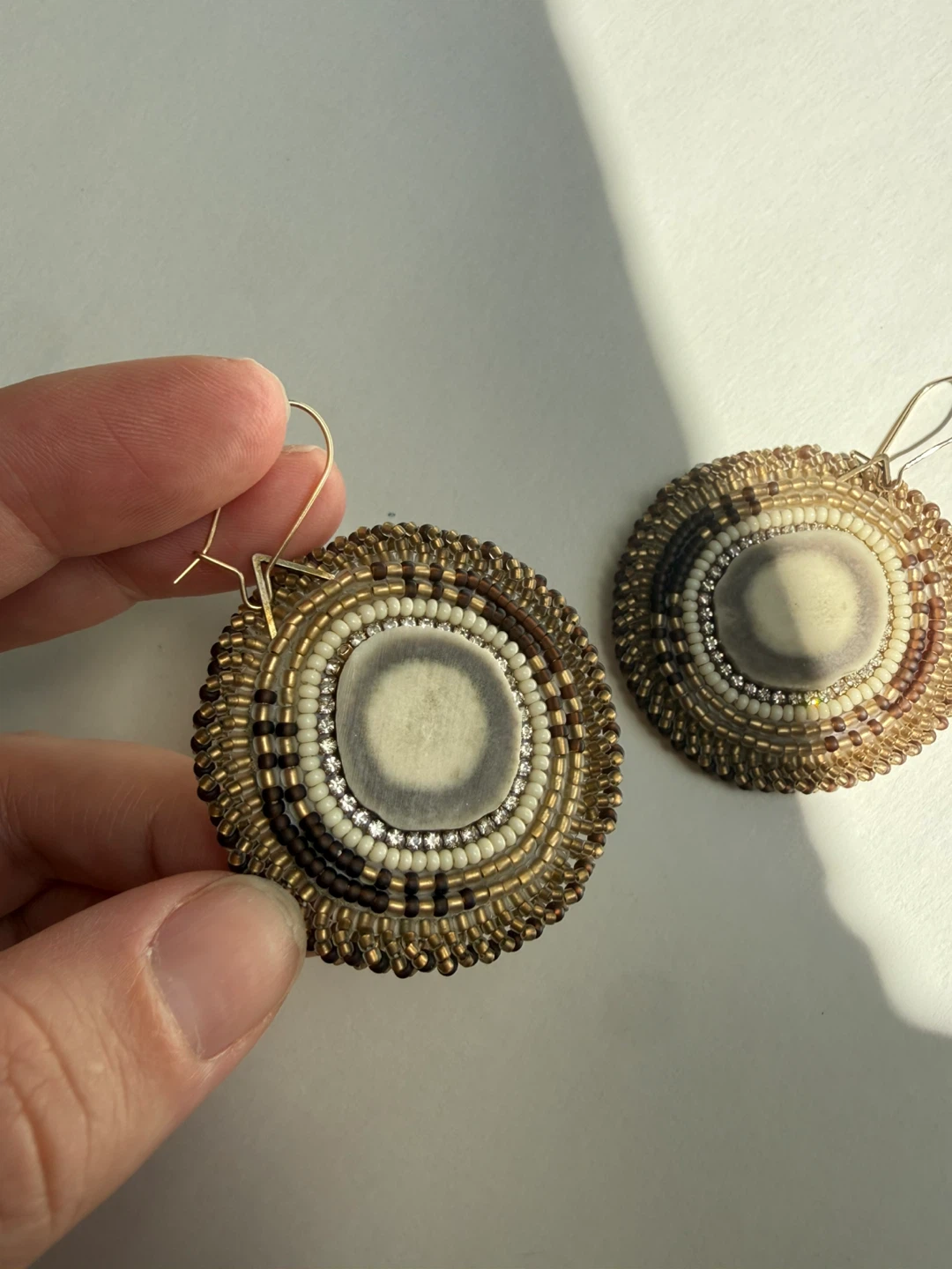 Beaded earrings - local Indigenous artist - photo 2