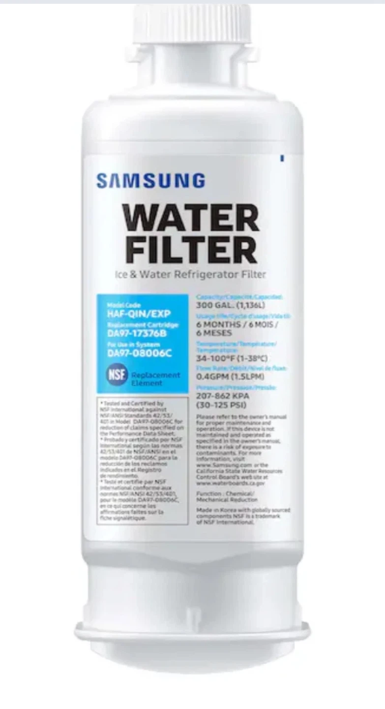 Samsung Water Filter for Ice & Water Refrigerators