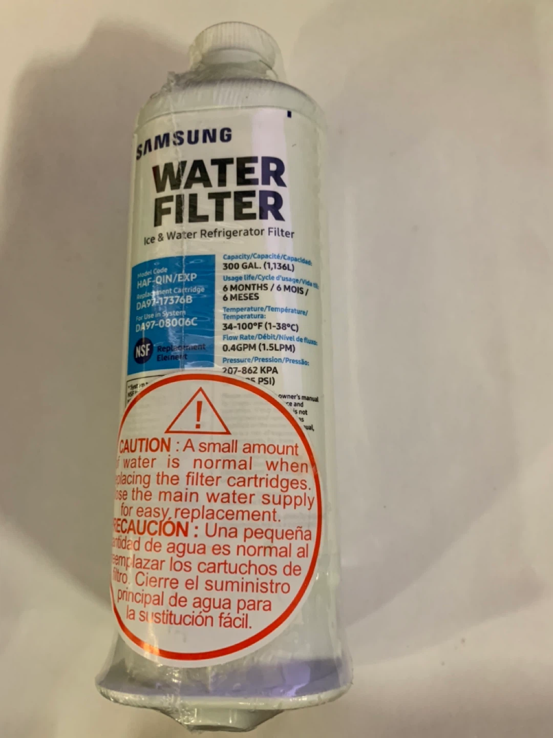 Samsung Water Filter for Ice & Water Refrigerators - photo 3