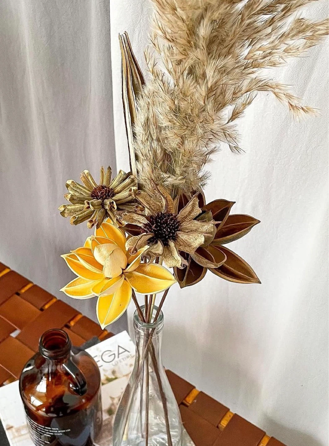 Dried flower gift set
