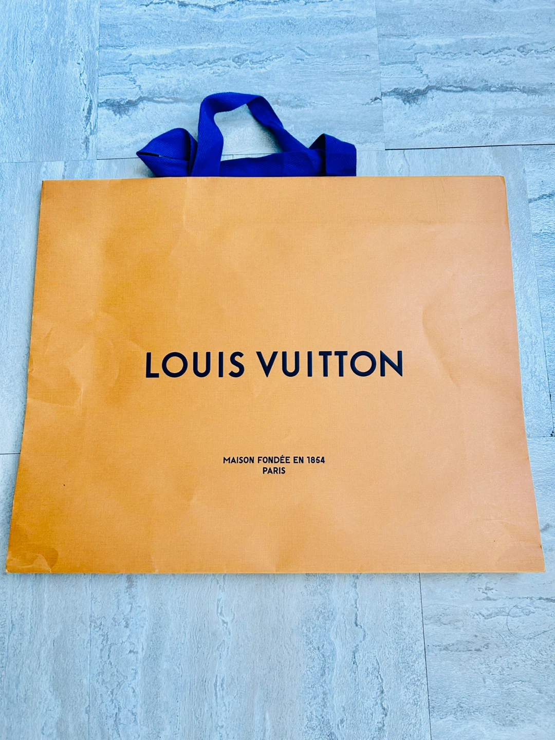 Original Louis Vuitton shopping bag
